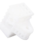 Heavy Duty Linear Actuator Push Rod Slider Replacement For Electric Recliners Built Like A Tank With High Strength Composite Blocks, white composite slide block.