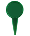 Seed Spreader Garden Seeding Tool With Adjustable Dial For Even Planting Seed Planter And Garden Seeder For Veggies, army green, top view