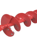 Partner Up 1 Or 2 Man Earth Auger With 52cc 2 Cycle Engine And Extension, red replaceable blade auger bit