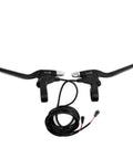 Beefed Up Brake Lever Set for Electric Bikes and Scooters, Melt Forged Aluminum Alloy Levers with Rust Proof Finish, 64 Inch Cable