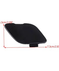 Front Right Bumper Tow Hook Eye Cap Cover Replacement for Toyota Yaris 2017 to 2020 and Scion iA Front Bumper Eye Cap Cover, black.