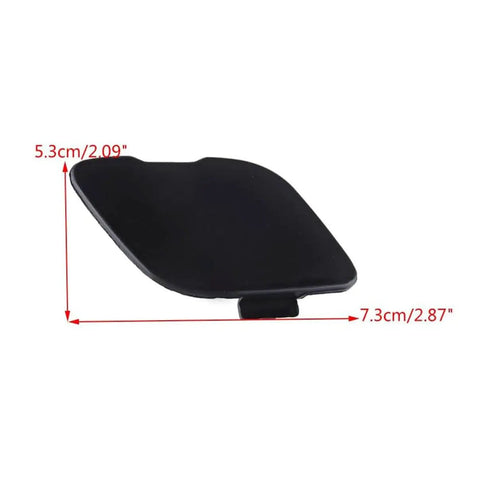 Front Right Bumper Tow Hook Eye Cap Cover Replacement for Toyota Yaris 2017 to 2020 and Scion iA Front Bumper Eye Cap Cover, black.