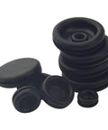 170 Piece Rubber Grommet Kit Dope Round Firewall Plugs for Auto Body and Sheet Metal Black Double Sided Wire Gasket