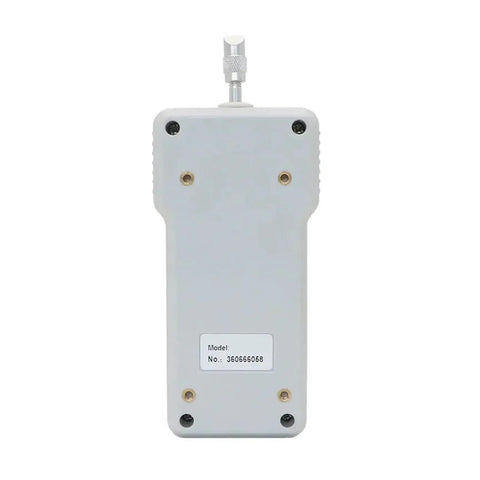 Digital Push-Pull Force Gauge Dynamometer Portable Tester 100N 200N 300N 500N, back view with metal connector