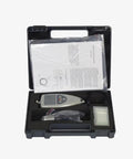 Pocket Size Surface Roughness Tester Meter With LCD Display Portable Digital Roughness Gauge Profilometer On The Go 0 To 750 Microns Range Inductive Surface Finish Tester For Quick Field And Workshop Measurements in carrying case