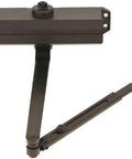 1601 Series Adjustable Hold Open Door Closer For 1 Door Satin Aluminum Finish Heavy Duty Tri Style Installation With Regular Arm Parallel Arm And Top Jamb