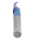 Pro Grade Tungsten Steel Spiral Milling Cutter with Blue Coating 6x12x45 mm for CNC Machining and Smooth Finishing