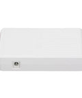 Mini UPS Battery Backup 8000Mah For Router Modem And Wifi Gear With 25W Output Dual DC 9V 12V Plus USB 5V Port top view white casing