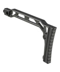 SS8-R Airsoft Fixed Stock With Lightweight Polymer Build, Built Tough Yet Light, Integrated QD Sling Sockets, Non-Collapsible Design