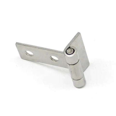 Flat Folding T Shaped Welded Hinge In Stainless Steel 304 Single Piece Beefy Heavy Duty Hardware for Cabinets Doors and Furniture