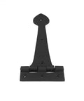 12 Inch Spade Tip Black Wrought Iron Strap Hinges For Gates And Doors, Heavy Duty Indoor Outdoor Hardware Pack Of 6