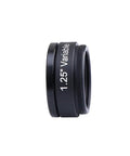 Adjustable Dual Polarizing Telescope Filter For 1.25 Inch Eyepieces Rotating Front Lens shown side view, black frame, labeled '1.25" Variable'. 