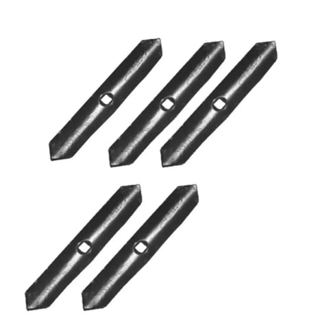 5 Pack Reversible Sweep S Tine Field Cultivator Points 1 3 8 Inch By 6mm Replacement For Garden Tillers, black Danish style tines