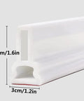 Built Tough Silicone Water Stopper For Bathtub And Sink Drainage, 4cm by 3cm flexible waterproof seal strip detail