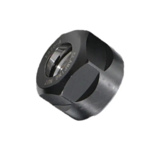 Precision ER 20A Thread Collet Clamping Hex Nut made from hardened alloy steel for lathe repair and tool maintenance.