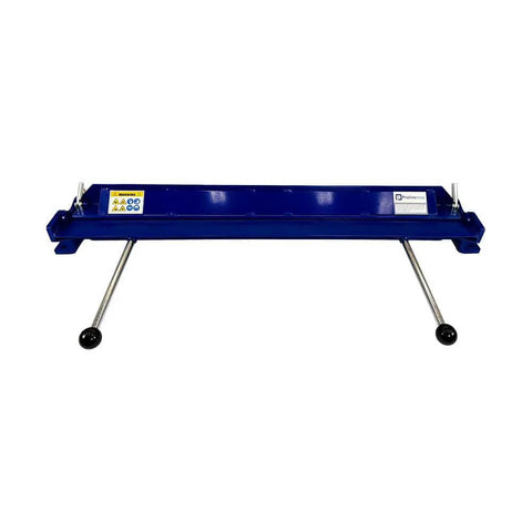Beefed Up Sheet Metal Brake Bender Tool For 20 Gauge Steel And 14 Gauge Aluminum, 48 Inch with dual handles, front view