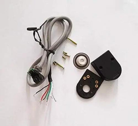 Two Phase AB Incremental Rotary Encoder Kit With 30mm Disk And 6mm Shaft Side Cable Voltage Output 1000PPR 3 Piece Set