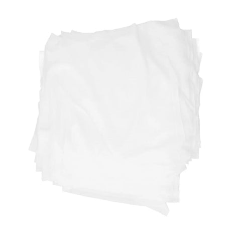 100 Pcs Top Shelf Lint Free Microfiber Cleanroom Wipers Bulk Pack Dust Free Polyester Cleaning Cloths For Electronics Lenses Lab Gear Workshop Tools Straight Up Spotless Finish stacked neatly.