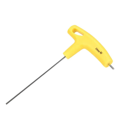 Premium Professional S2 Alloy Steel T Handle Hex Wrench Set H20 With 100mm L Shaped Hex Key Tool Kit For Auto Repair Electronics Assembly And DIY Projects Tough High Performance Gear, yellow 2.0mm S2 T-handle hex wrench