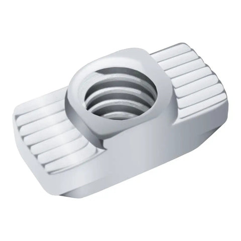 Drop In T Nut With Quarter Twenty Thread For Aluminum Extrusion Hardware Fits 40 Series 1515 1530 And 40mm Profiles Steel With Zinc Finish