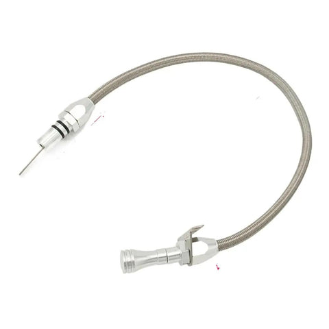 31 Inch Stainless Steel Flexible Transmission Dipstick For GM Vehicles, Long Reach Oil Level Gauge, Heavy Duty Steel Probe For Accurate, Smooth Readouts And Maintenance Made Easy, flexible braided shaft
