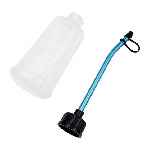 Universal RC Nitro Fuel Filler Bottle 250CC For HSP HPI Tamiya Traxxas Nitro RC Cars And Trucks shown with detachable 8MM tube