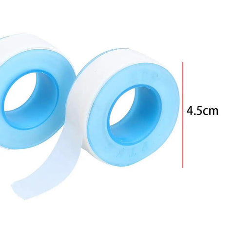 Three Pack High Performance Adhesive Tape Set With Duct Tape And PTFE Tape For Strong Sealing And Durable Repairs Heavy Duty DIY Essentials For Home Plumbing And Everyday Fixes, blue PTFE tape rolls, 4.5cm