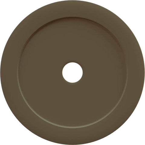 Antique Copper Ceiling Medallion For Cole Canopies Up To 9 And 1 Eighth Inches, Twenty Five And Three Eighths Inch Outer Diameter, smooth design