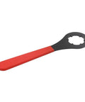 Heavy Duty O-Type ER16 ER20 ER25 ER32 Collet Wrench And Spanner For CNC Mill Machine Tool Chuck with ergonomic red black grip.