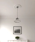 Dope Ceiling Medallion 18 Inch Outer Diameter 4 Inch Inner Diameter Five Eighths Inch Projection Lightweight Canopy Upgrade