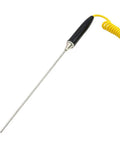 Type K Thermocouple Probe 0 To 1100C Temperature Sensor 3mm Diameter By 200mm Length Fork Terminals 5mm WRNK-187 High Temp Industrial Heat Probe
