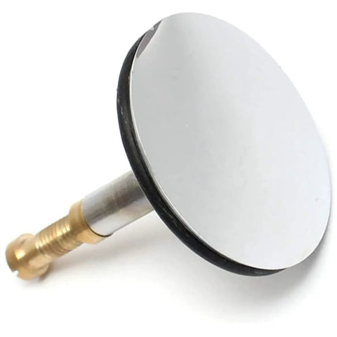 Lcarege Replacement Bathtub Stopper, Bathroom Up Drain Stopper, flat seal with brass and electroplating, 44mm size.
