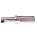Side view of Amazon tools single-edge U drill with replaceable carbide insert and metal body