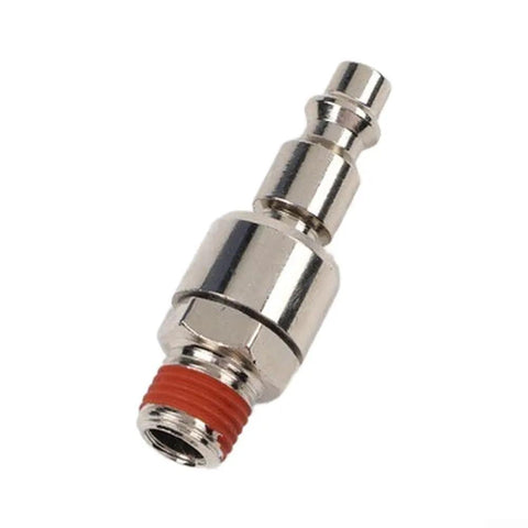 Rotary Union Air Connector For Pneumatic Systems With One Quarter NPT Adapter Nickel Plated Iron 55mm Length Built Tough Industrial Grade Easy Install Universal Fit For Pneumatic Fittings, 1/4 NPT