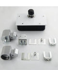 Heavy Duty Glass Door Pivot Hinge Kit 120kg Load Hidden Hinges Any Angle Positioning Self Closing Cafe And Restaurant Door Built To Last With 2 Stage Speed Regulation Floor Spring 1 Set components
