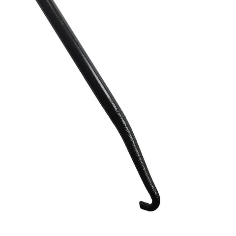 P1TOOLS exhaust spring puller tool, black metal, 10-inch length with curved hook for motorcycles