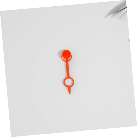 Single red plastic dust cap from 200Pcs Butter Mouth Cap Grease Extension Fitting Caps And Nozzles Kit for air tools and machinery.
