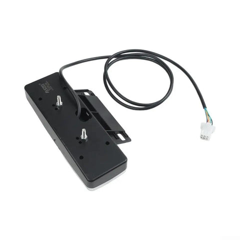 Upgrade Your Ride With This Sweet All-In-One E-Bike LED Taillight That Rocks 36V And 48V Systems While Serving As A Super Bright Brake Light, Turn Signal, And Tail Light For Maximum Night Visibility So You Stay Safe In Heavy Traffic. Black ABS e-bike LED taillight with 6-pin cable and mounting bracket