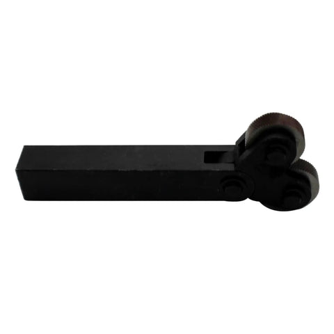 Dual Head Lathe Knurling Tool With Steel Knurling Knife And Inner Hole Embossing Wheel Heavy Duty Pro Grade High Speed Steel Construction