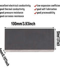 Pro Grade Pyrolytic Graphite Plates Pack Of Five 100x50mm With 1mm To 5mm Thickness 99.9 Percent Carbon Electrodes With High Thermal Conductivity