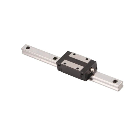 Heavy Duty Linear Guide Rail And Bearing Slider Kit With Slick Ball Bearings For Smooth 3D Printer And Cnc Motion Control Two Hundred Millimeter Long Hardened Steel Blocks Built Tough For Daily Garage Project Grind And Precision Tracking