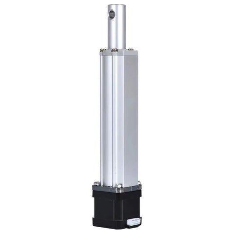Beefy DC Stepper Motor Linear Actuator With 200mm To 300mm Stroke for massage chairs and table arms, side view.