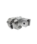Close-up of Built Tough Cnc Rotary Axis Fourth A Kit featuring Smooth As Butter Three Jaw Chuck for reliable milling.