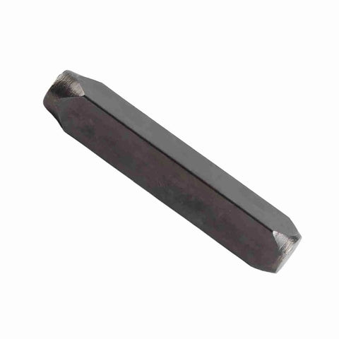 Close-up of Cross Shape 0.24 Inch Steel Stamping Tool For Jewelry Craft Imprinting On Metal Plastic Wood Leather Chrome Vanadium Stamp