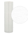 Two Pack Go To Vented Stretch Wrap Roll, 20 X 10000 Feet Clear Pallet Netting, Heavy Duty Industrial Plastic Film with visible mesh texture.