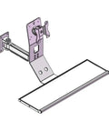 Heavy Duty Monitor Mount For Pc Displays Wall Or Desk Bracket, solid steel, adjustable tilt arm, sleek design.