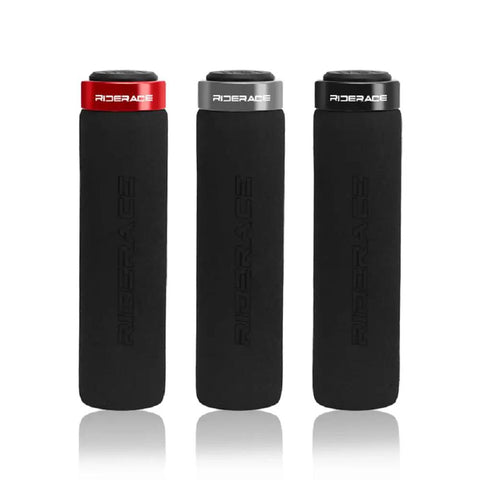 Lock On No Slip Bike Handlebar Grips With Sweat Wicking Foam For Mountain MTB BMX And Folding Bikes, 130mm long