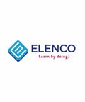 Elenco logo with slogan 'Learn by doing.' on a white background.