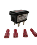 Heavy Duty 12 Volt Battery Gauge Indicator With Led Capacity Monitor For Golf Carts Electric Forklifts And Curtis Vehicles with connectors.