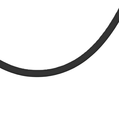Close-up of rubber hose from Heavy Duty Mini Excavator Hydraulic Hoses Set 32 Inch With One Quarter Inch Connectors